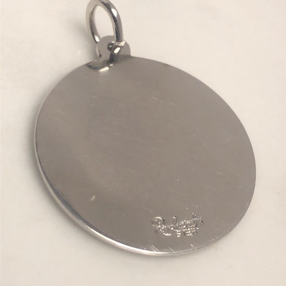 Be my Valentine sterling silver vintage pendant bracelet charm - Picture 2 of 4